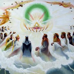 The heavenly throne